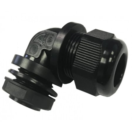 Kable Kontrol® IP68 Waterproof Right Angle Nylon Cable Gland - 1/2 Cable Diameter - NPT 14 Thread - 20 Pcs/ Pack